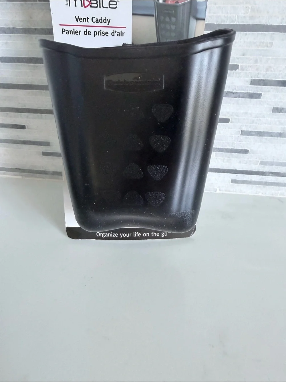 Rubbermaid Black Car Vent Phone & Accessory Pouch
